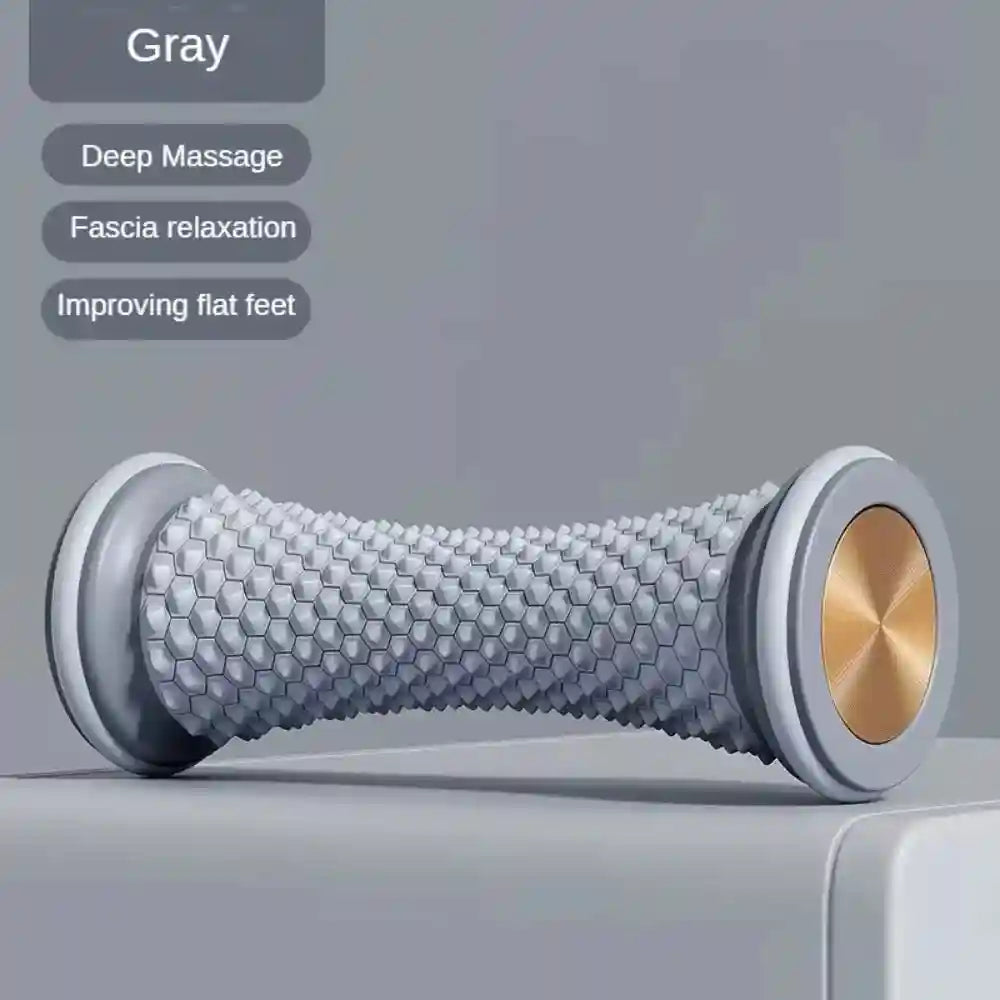 Foot Massage Roller for Plantar Fasciitis - Deep Tissue Muscle Relief Tool Massage Roller Grey Tidesmit