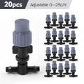 30-5M 60W Self-priming Pump with Timer Misting Cooling System Adjustable 0-25L/H Atomization Sprayer Garden Irrigation Watering