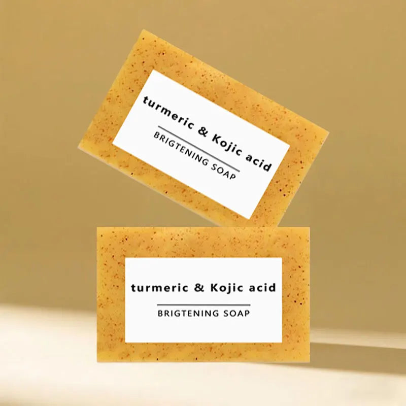 1PCS/2PCS/3PCS/5PCS Turmeric Soap Hand Made Face Soap Tender Skincare Beauty Body Cleaning Essential Oil Soap