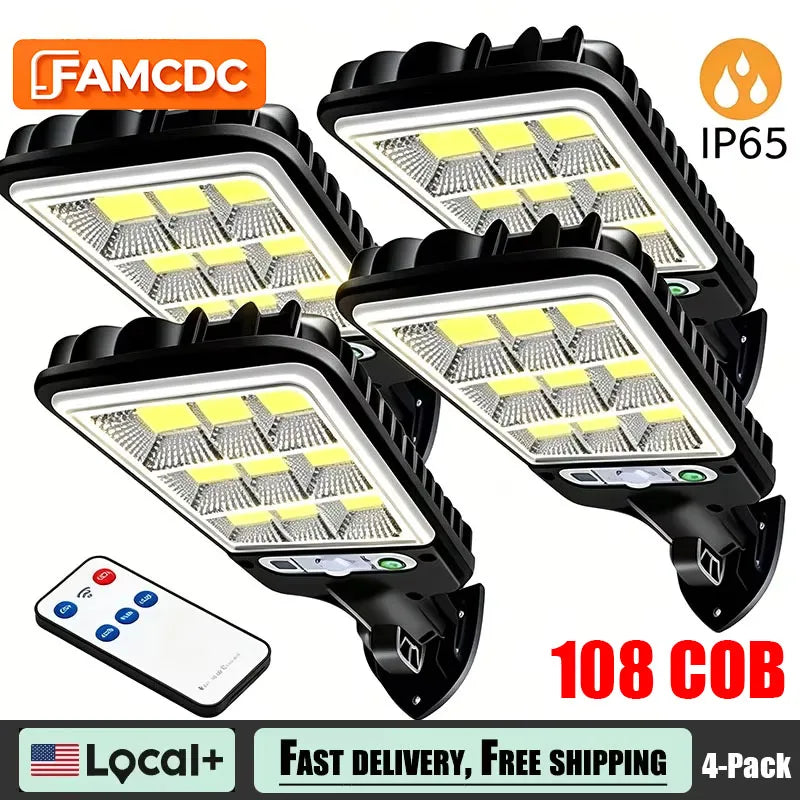 Solar Outdoor LED Wall Light Human Body Motion Sensor 3 Modes IP65 Waterproof Solar Garden Lamp Auto Charging Waterproof Outdoor Street Lantern for Yard Courtyard Garage Terrace Patio Home Exterior Decor Security Night Light
