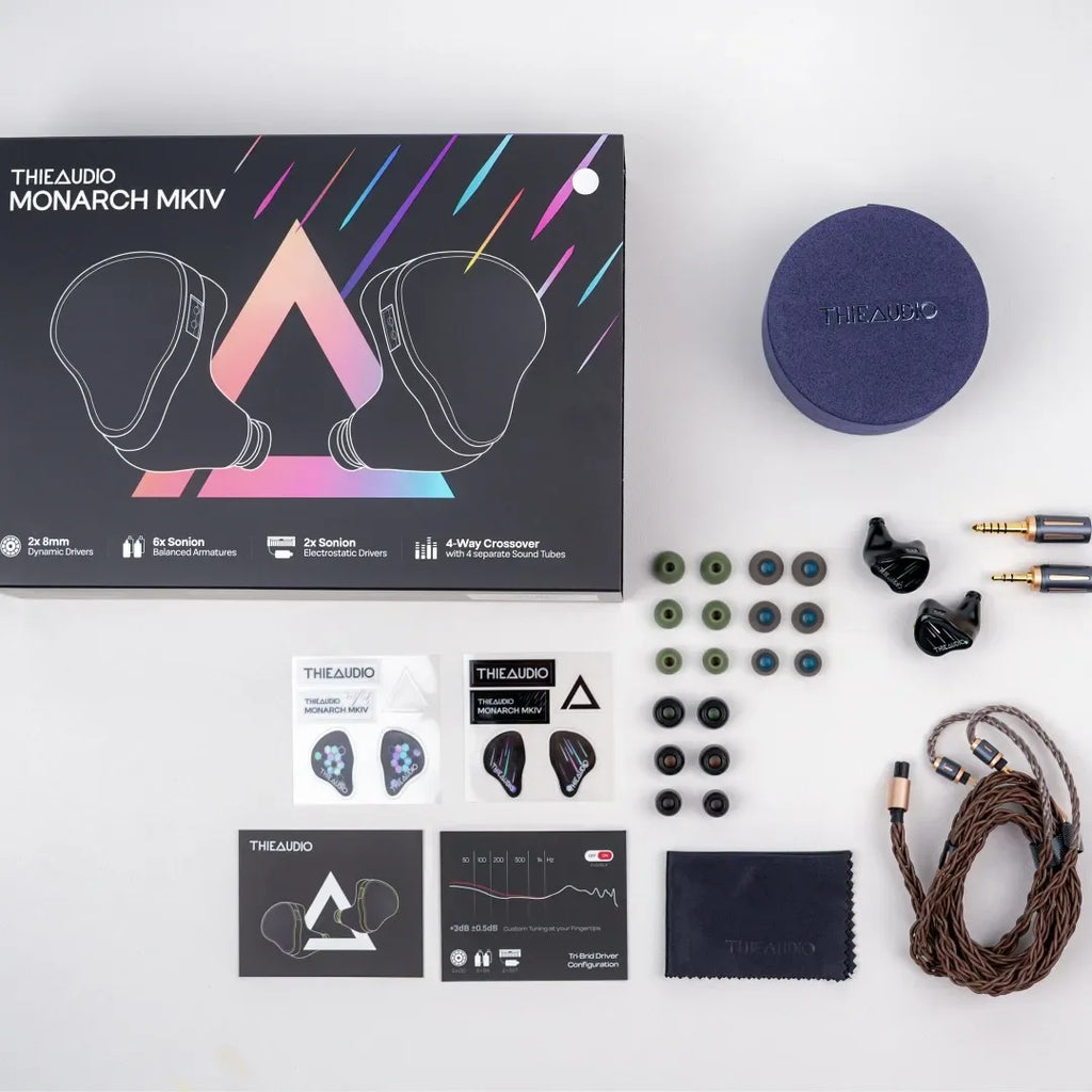 Monarch MKIV 10-Driver In-Ear Monitors by Tidesmit – Aluminum Hifi Tidesmit