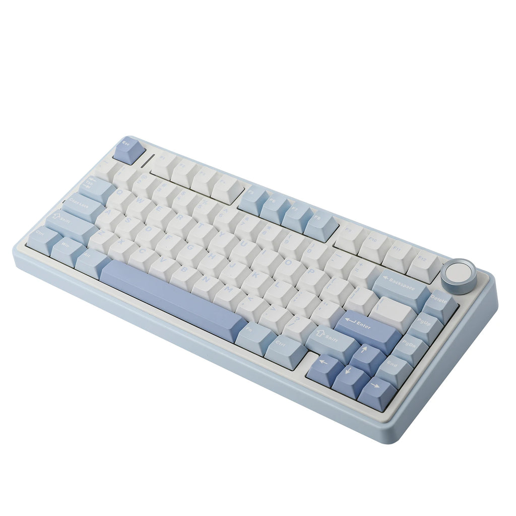 EPOMAKER x AULA F75 75% ANSI Hot-Swap Gasket Bluetooth 5.0/2.4G Wireless/Wired Mechanical Keyboard PBT Keycaps for Mac/Win