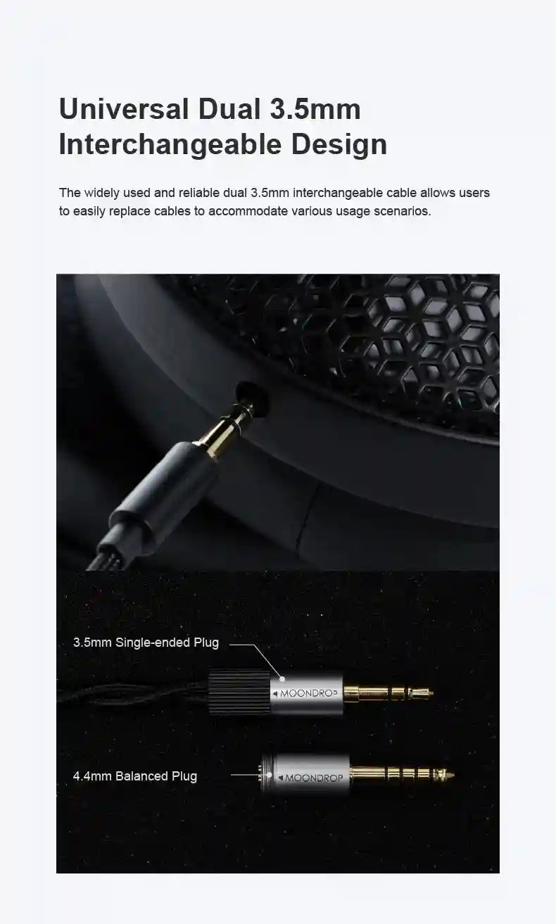 Moondrop Horizon Over-Ear Headphones with 50mm Dynamic Driver Tidesmit