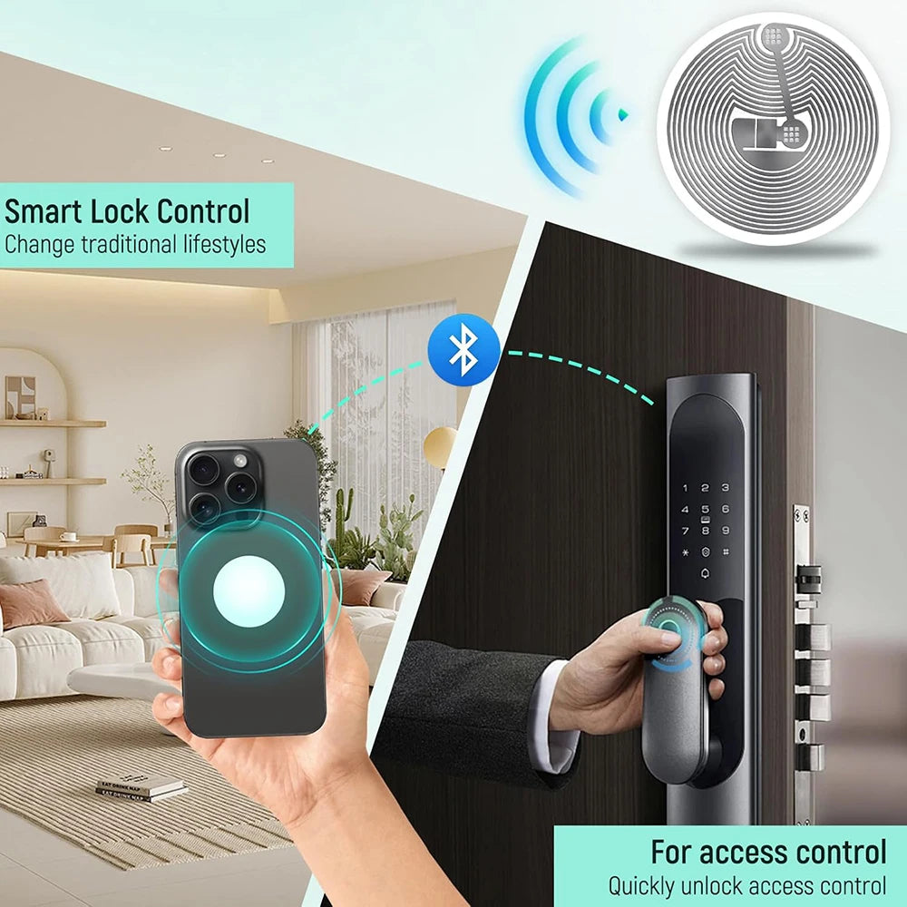 NFC Tag Sticker 13.56MHz S50 30-Pack for Secure Access Control Systems Tidesmit
