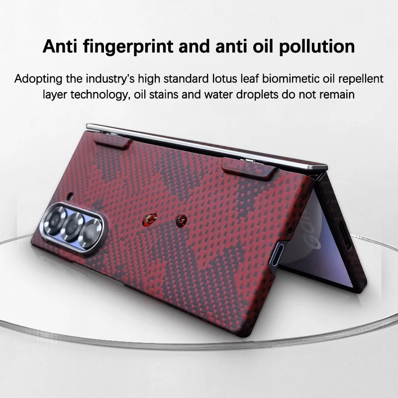 Samsung Galaxy Z Fold 7 Aramid Carbon Fiber Case - Slim Protection Tidesmit