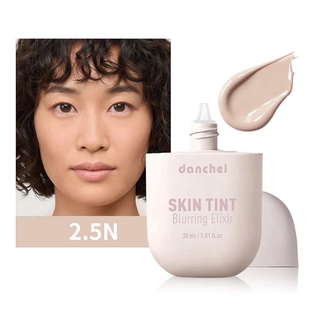Tidesmit Skin Tint Blurring Elixir Foundation 33rd view showing pore blurring hydrating finish for all skin tones