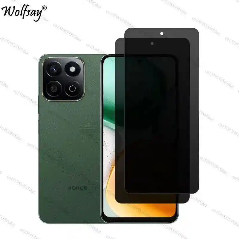 Honor X7c 5G Privacy Screen Protector - 9H Hardness Anti-Spy Glass AE 2 Front Glass Tidesmit