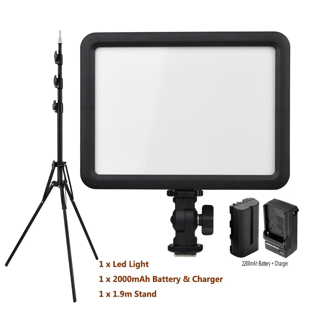 Godox LED Video Light Panel 12W Bi-color Dimmable for Professional Content Kit-6 Tidesmit