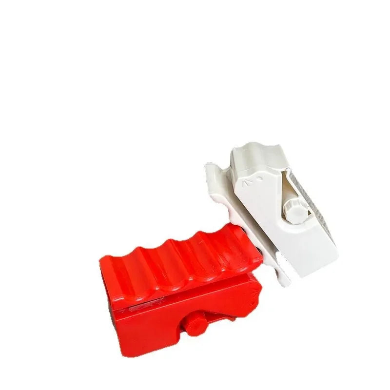 3-in-1 portable cat scratcher cardboard cutter tool with red and white handle for easy DIY pet accessory recycling.
