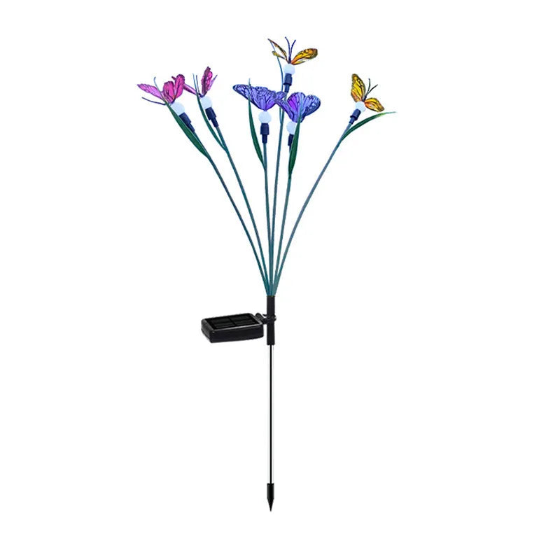 Solar Outdoor Light Butterfly Bobble Ball Swing Lamp Garden Yard Lawn Landscape Decor Light
