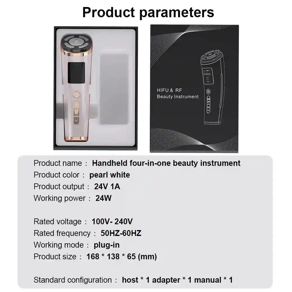 Hifu Face Lifting Machine with EMS Technology - Professional Skin Tightening Eye Massage Instrument Tidesmit