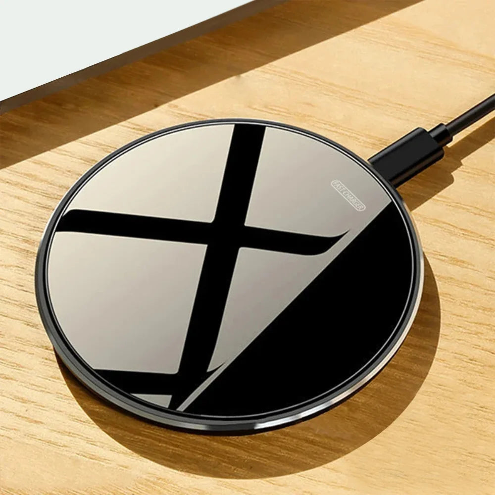 30W Fast Wireless Charger Dock - Qi Certified for iPhone & Android Tidesmit