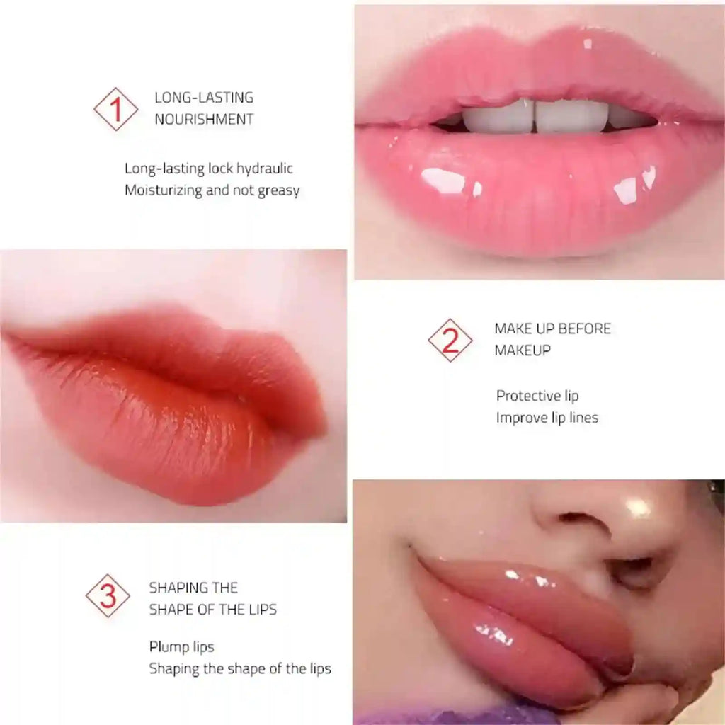 Plumping Lip Balm - Hydrating Non-Sticky Gloss by Tidesmit Lip Care Tidesmit