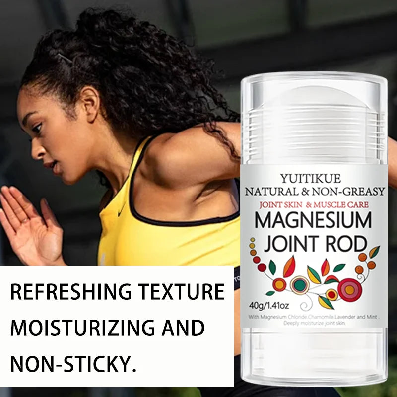 YUITIKUE Magnesium Chloride Stick for Joint and Muscle Care, Fast Absorption, Naturally Non-Greasy, 40g
