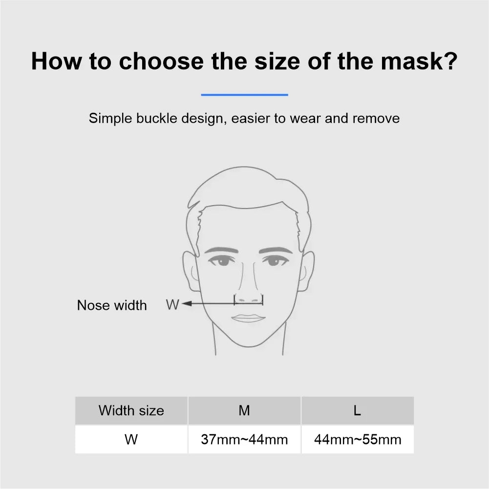 YUWELL Nasal CPAP Mask with Headgear Tube Silicon Gel Cushion for APAP CPAP Machine Sleep Apnea Anti Snoring CPAP Nasal Mask