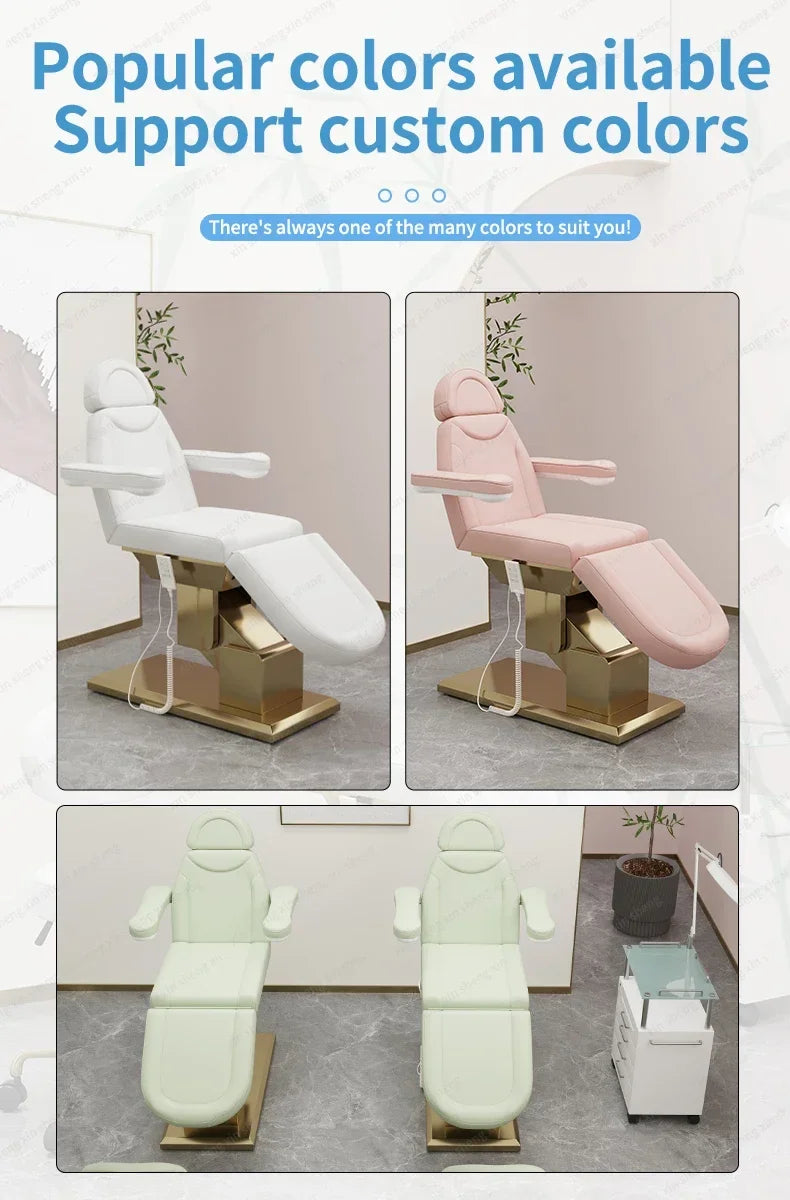 Electric Massage Bed | Adjustable Facial Spa Chair with Heat Therapy Massage Chairs Tidesmit