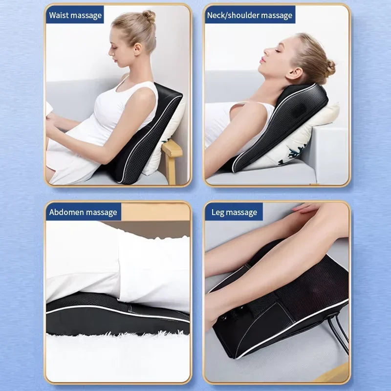 Electric Neck Massager with Heat Therapy & Vibration | Tidesmit Relaxation Treatment Tidesmit