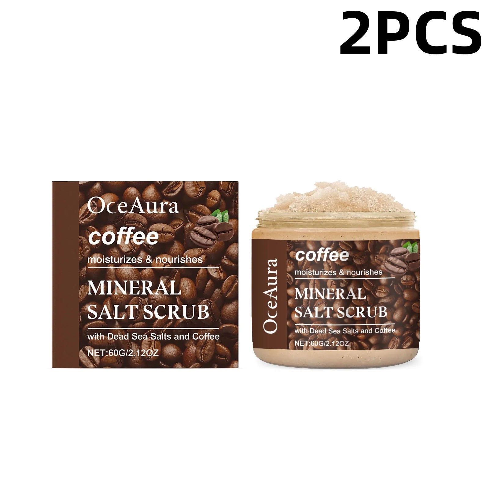 Body Exfoliating Scrub Set for Radiant Skin - Deep Hydration 3PCS Scrubs Treatments 2PCS China Mainland Tidesmit