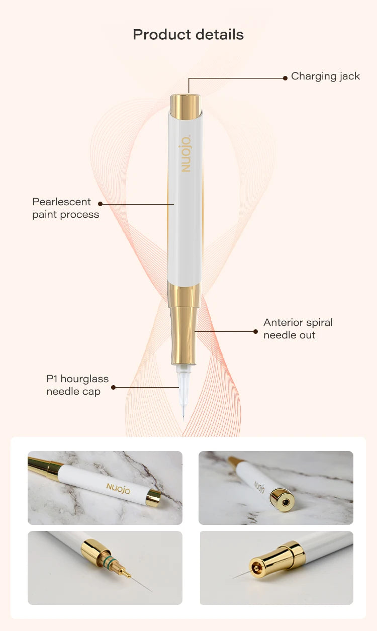PMU Machine for Lips and Brows - 15000RPM Precision Microblading Pen Permanent Makeup Machines Tidesmit