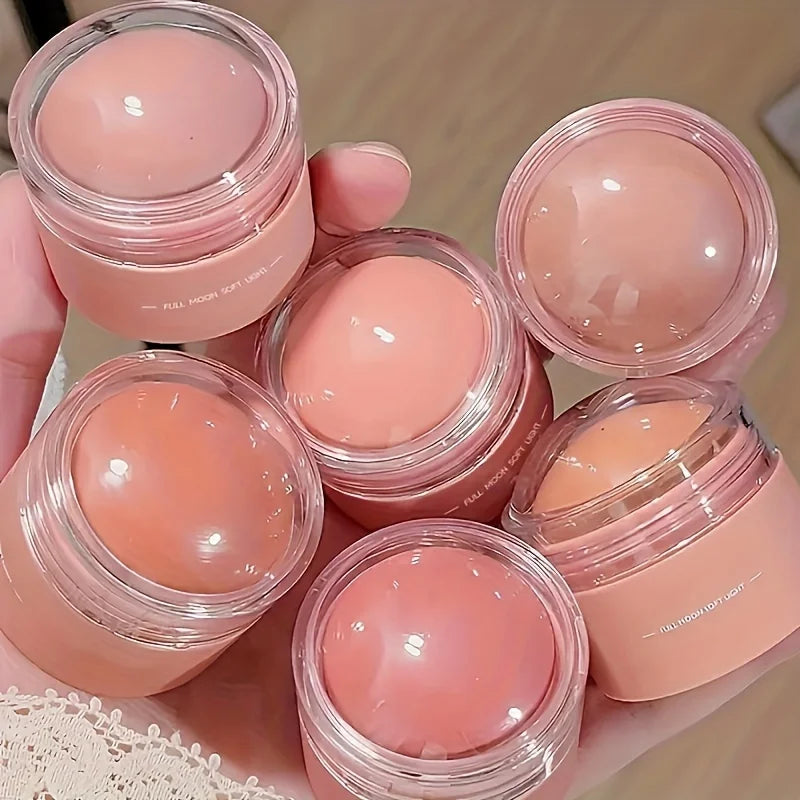 Tidesmit 6 colors waterproof blush cream shade swatch for long-lasting face makeup application