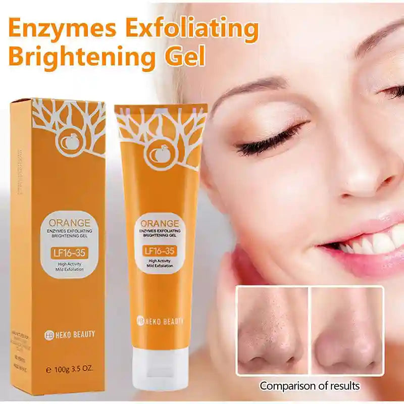 Orange Exfoliating Gel 100g | Deep Pore Cleanser & Skin Brightening Scrubs Treatments Tidesmit