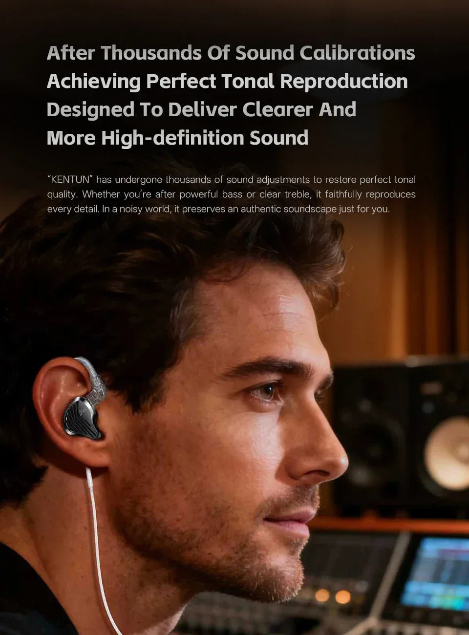 Wired Metal HiFi Bass Earbuds with Mic by Tidesmit - 3.5mm & Type-C Tidesmit