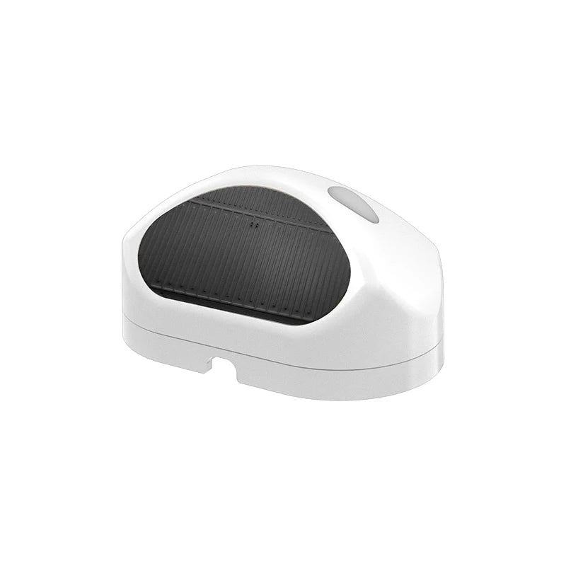 White rain sensor close-up showing black top sensor panel and front notch