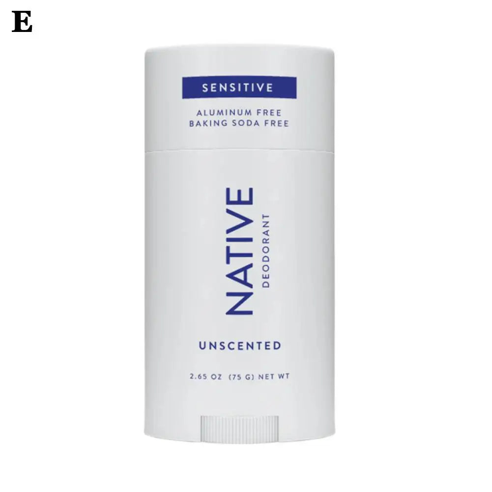 Tidesmit Native Sensitive Deodorant with natural ingredients and 72-hour ocean wood odor protection.