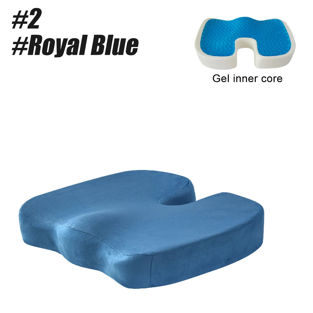 Gel Seat Cushion for Office Chair - Ergonomic Orthopedic Tidesmit Massage Cushion Tidesmit