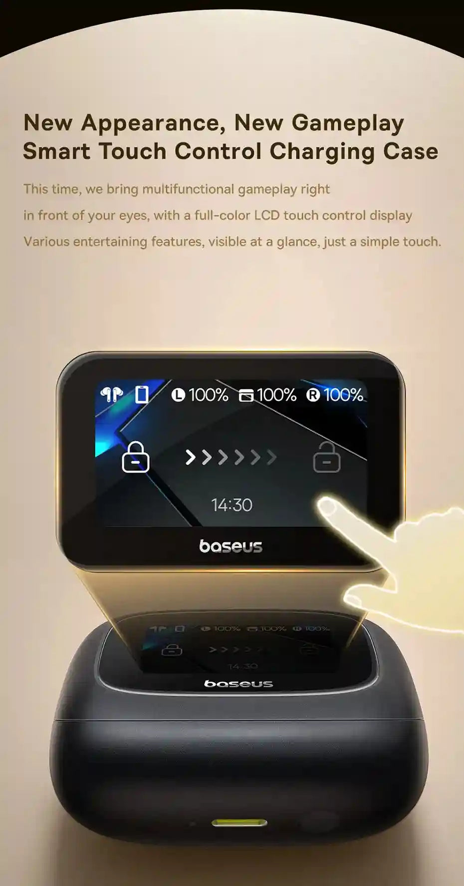 Wireless Over-Ear Headphones with Spatial Audio & Active Noise Cancellation Tidesmit