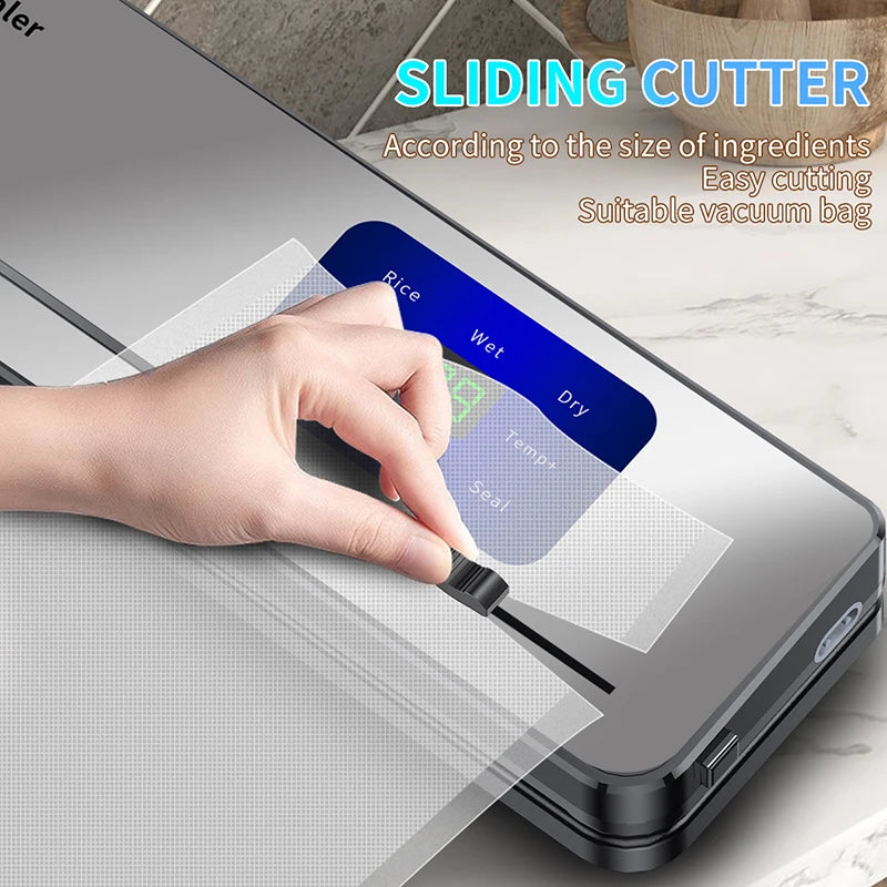 2026 Portable Wireless Vacuum Sealer, Rechargeable Food Sealing Machine with Multi-Pack Vacuum, Countdown Display & Waterproof T