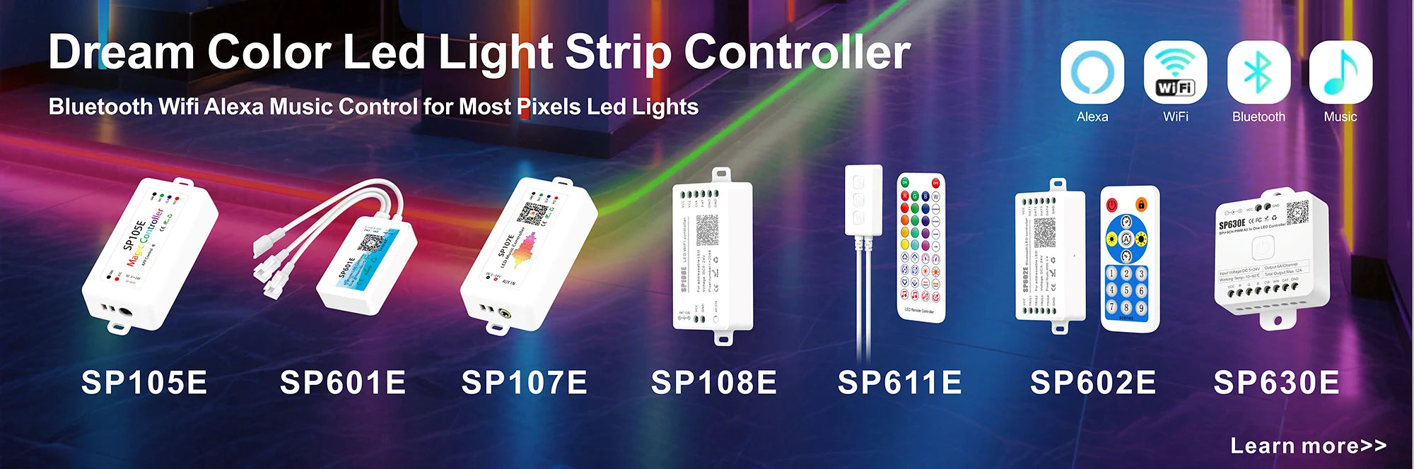 WS2811 WS2812 WS2813 WS2815 DC 5V 12V Color-Changing Addressable and Programmable LED Light Strips for Colorful Lighting