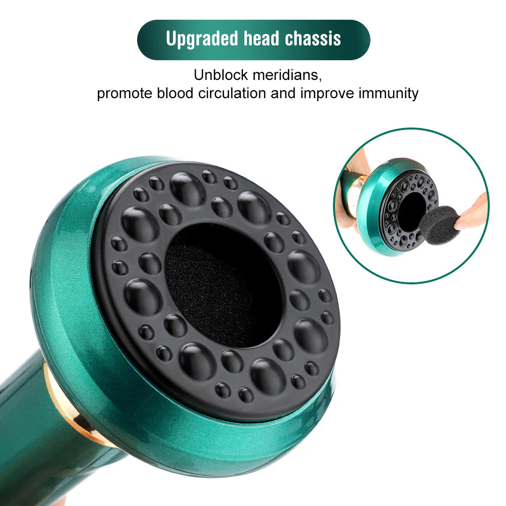 Electric Cupping Massager with Infrared Heat - 12 Gear Muscle Relief Body Shaping Massage Equipment Tidesmit