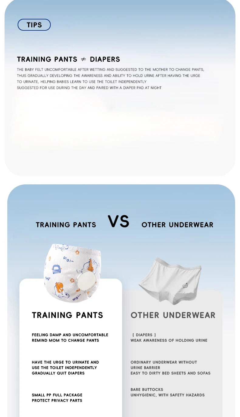 2pcs Newborn Training Pants Cotton Thin Summer Baby Widen Shorts Washable Boy Girl Cloth Diapers Reusable Nappies Infant Panties