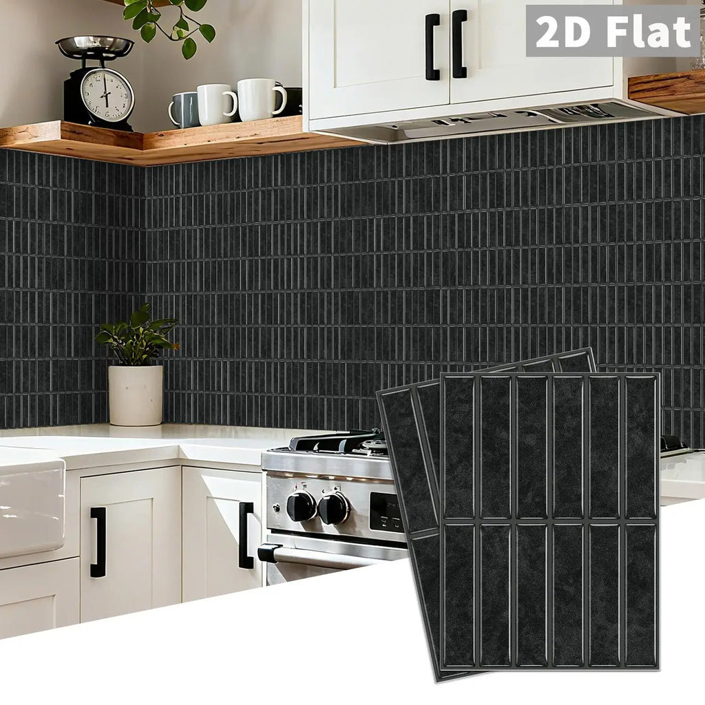 Self-adhesive tile decals, peel-and-stick tile stickers, splash-proof wall decor for kitchens and bathrooms, bedroom decor