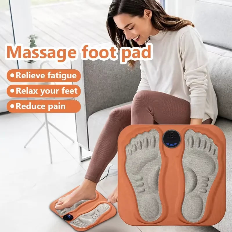 Electric Foot Massager Pad | Portable EMS Muscle Relaxer by Tidesmit Relaxation Treatment Tidesmit