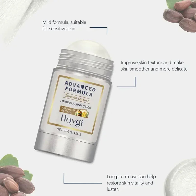 Tidesmit anti aging retinol and hyaluronic acid balm for firming lifting and moisturizing skin care detail view