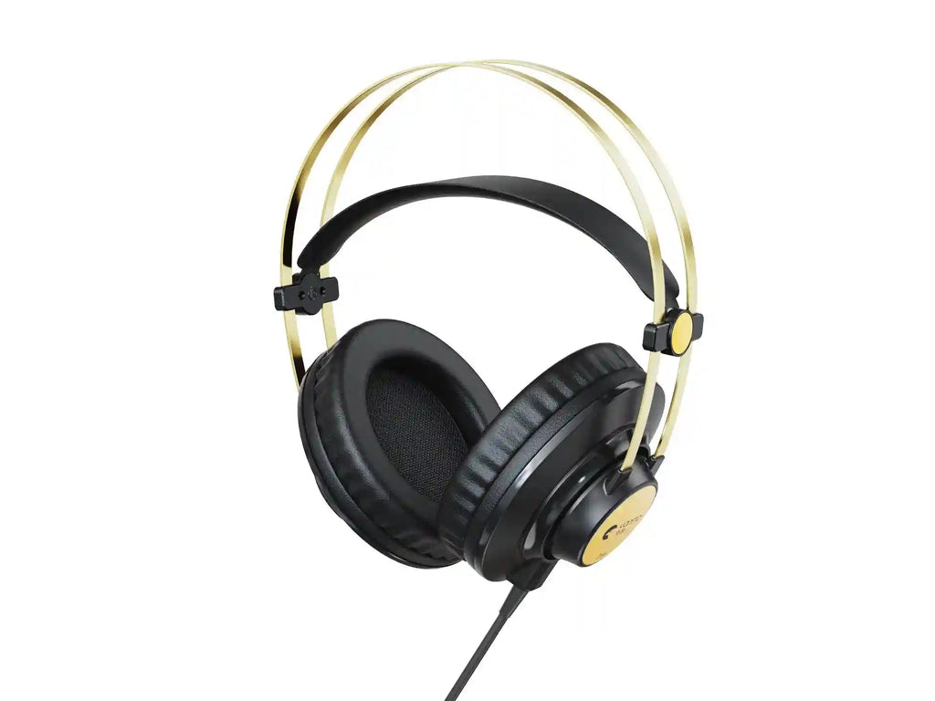 Studio Monitor Headphones Over Ear - Wired Precision Audio gold Tidesmit
