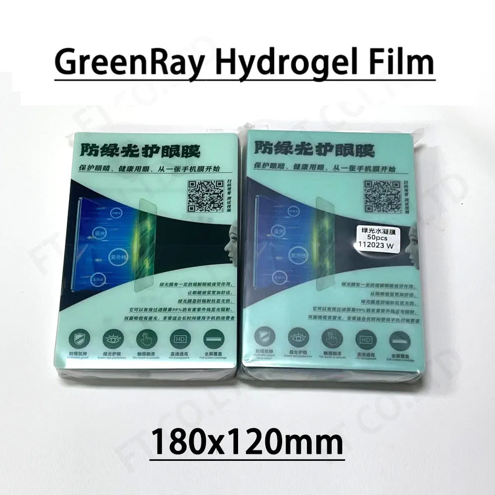 50Pcs Protector Hydrogel Film Airbag Bulletproof Moible Phone HD Privacy Matte UVRAY TPU Sheet for Auto Cutter Plotter Machine