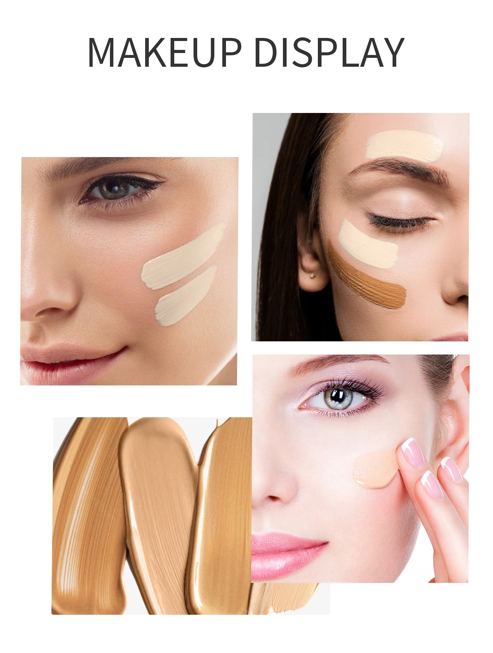 Tidesmit matte oil-control liquid foundation long lasting waterproof face makeup 30ml detail view