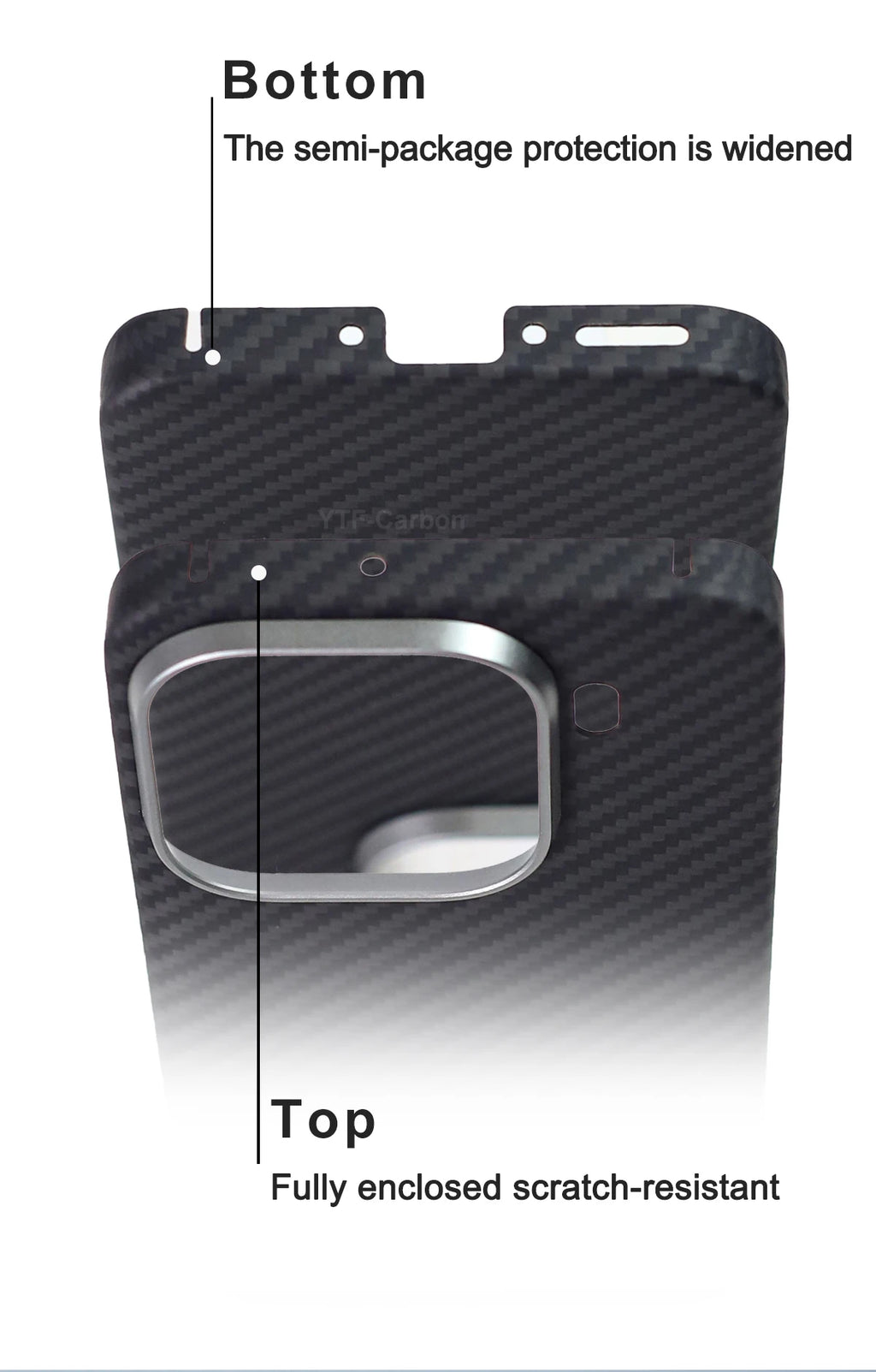 Oppo Find X9 Pro Carbon Fiber Case - Slim Magnetic Protection Tidesmit