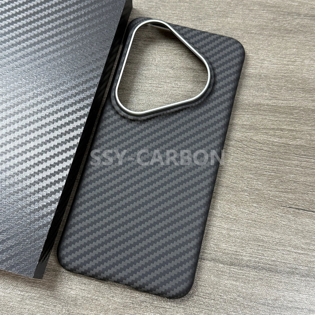 Carbon Fiber Huawei Pura 80 Ultra Case - Slim MagSafe Shock-Absorbing Cover Tidesmit