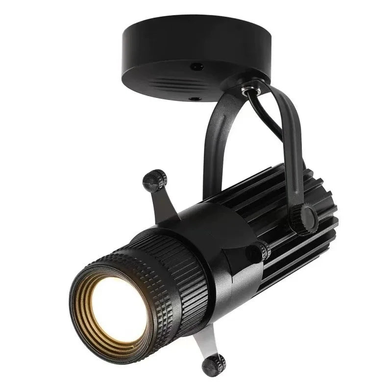 10w stage lighting bars variable mode cob spotlight ceiling light adjustable spotlights AC86-260V 15W