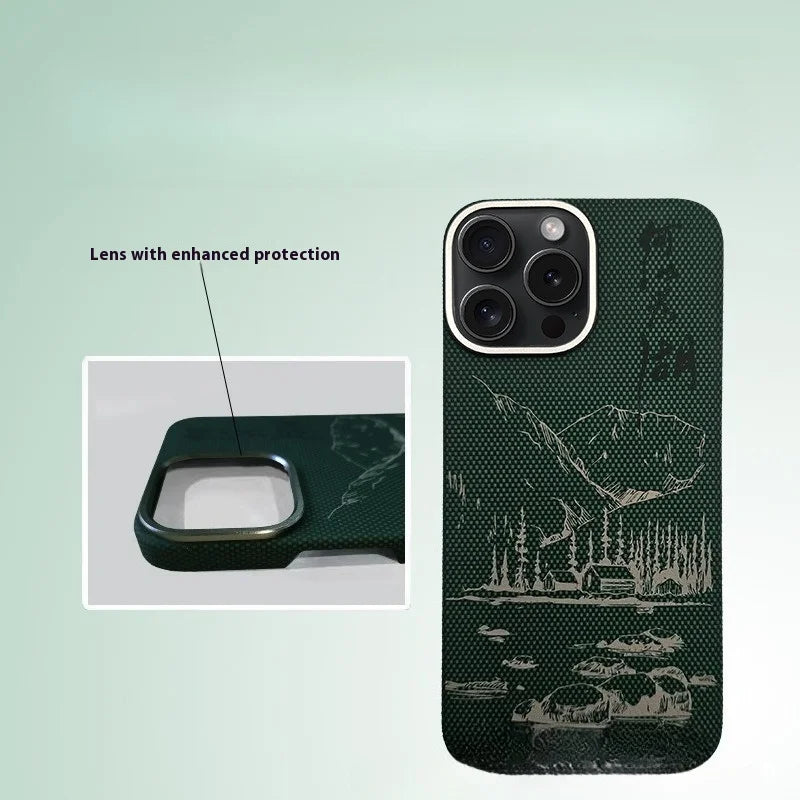 iPhone 16 Pro Max Aramid Fiber Case - Slim Magnetic Protection Tidesmit