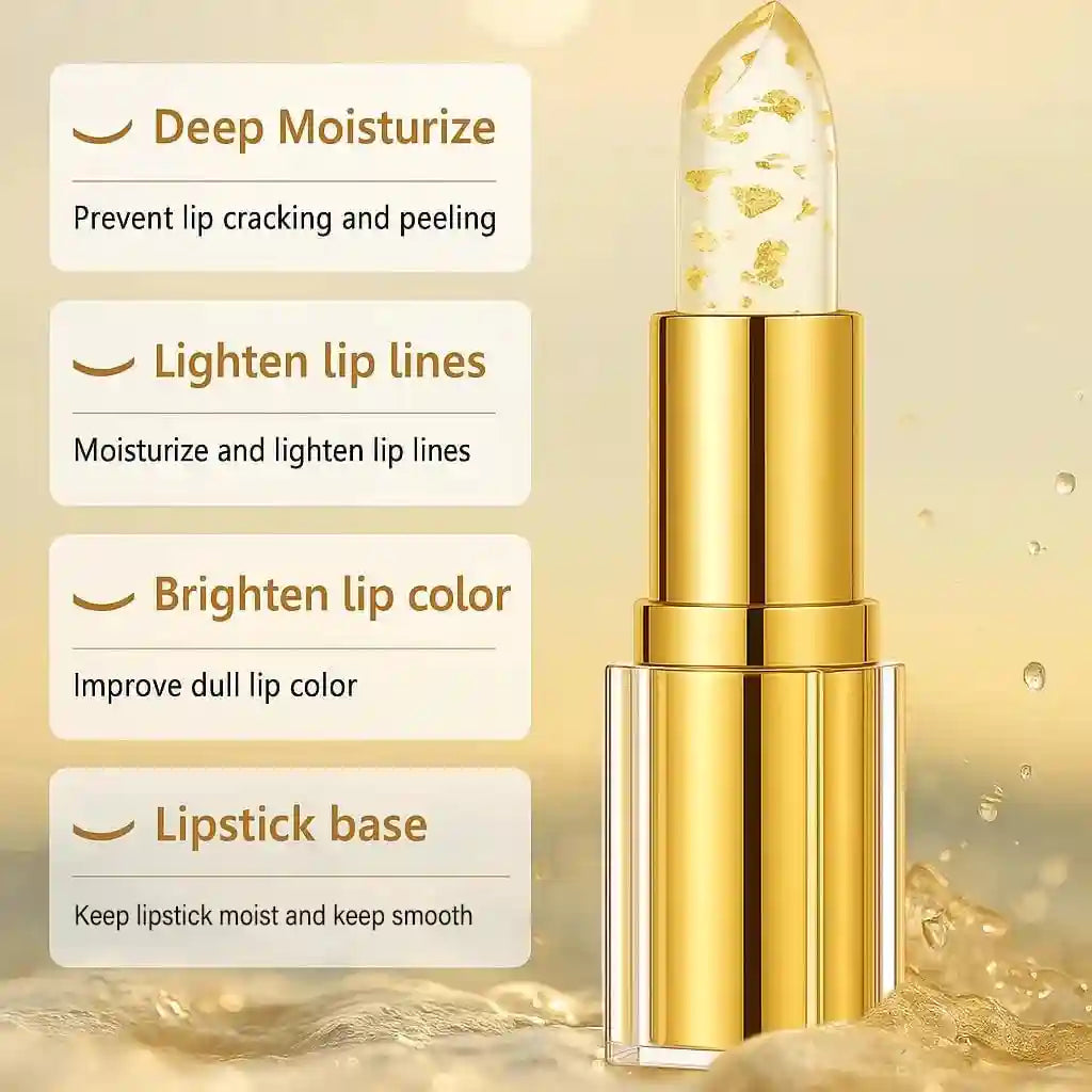 Moisturizing Lip Balm with Gold Foil Tint - Tidesmit Color Changing Lip Care Lip Care Tidesmit