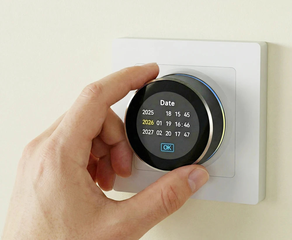 Tuya WiFi Smart Knob Thermostat for Electric Floor Heating Water/Gas Boiler Heating Thermoregulator Support Alexa Google Home
