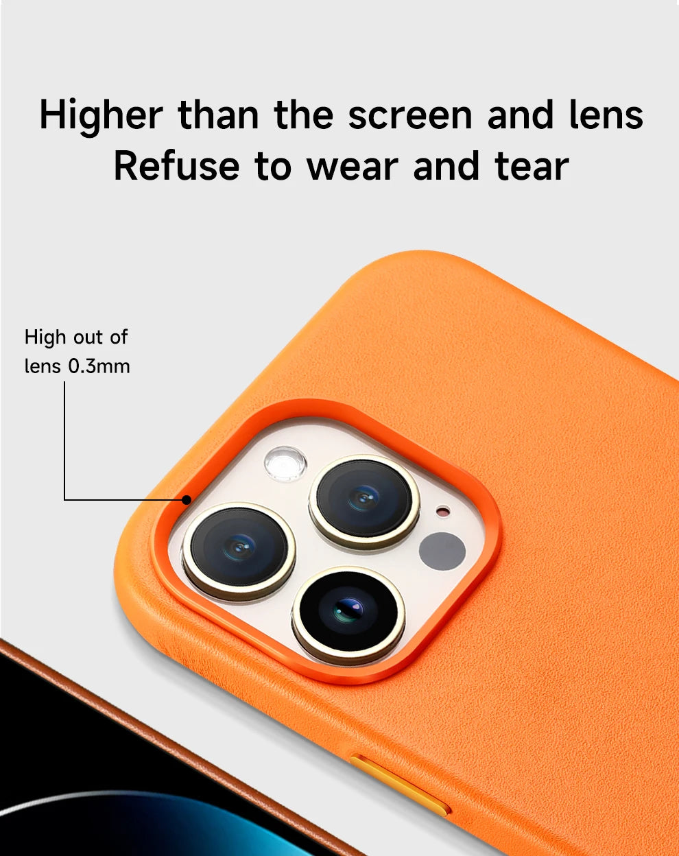 MagSafe Leather Phone Case for iPhone 17 Pro - Slim Shock-Absorbing Cover Tidesmit