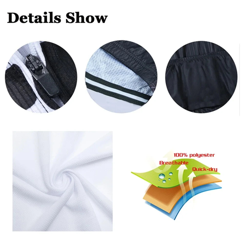 New Black 2025 Cycling Maillot Jersey Shorts Men Women Ropa Ciclismo MTB Road Bicycle Jersey Riding Bike T-shirt Pants Clothing