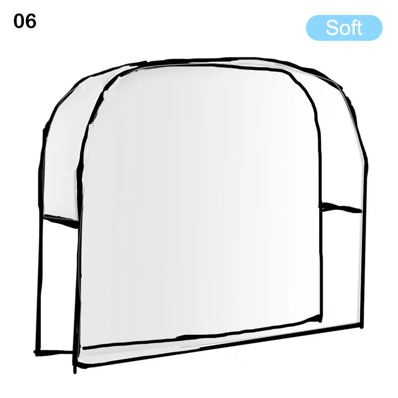 Salon Chair Cover Waterproof Clear PVC Protective Barber Guard Massage Chairs 6 Tidesmit