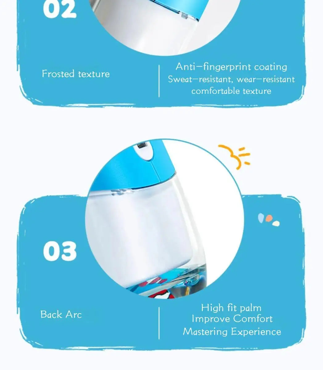 Creative Cute Floating Aquarium Animal 2.4 Wireless Mouse Ergonomics Mute Liquid Mice For PC Laptop Computer Accessoires Gifts